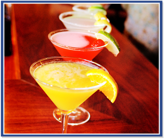 Variety of Martinis